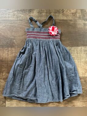 Gymboree Denim dress with flower